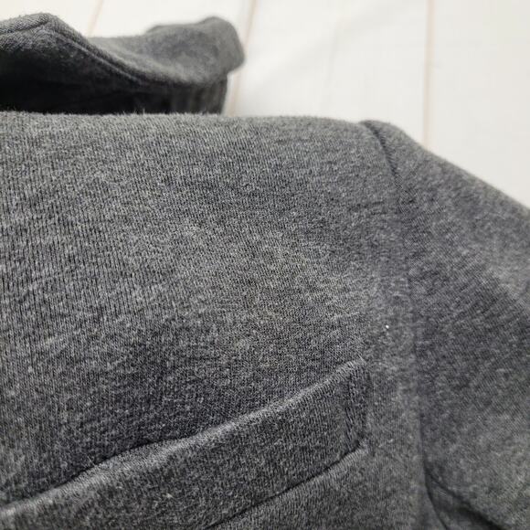 Dapper Boi gray casual knit blazer jacket stretch - Picture 9 of 9